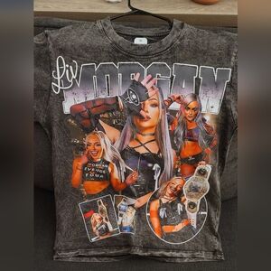 WWE Liv Morgan Style Wrestling T-Shirt Design